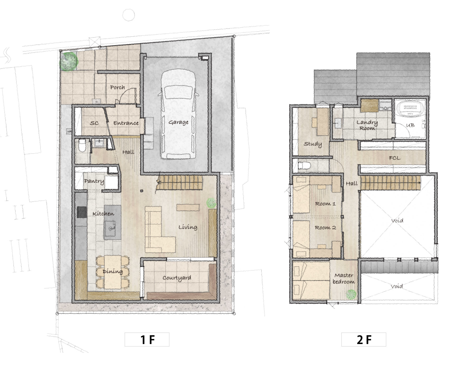 横浜市F様邸間取り図