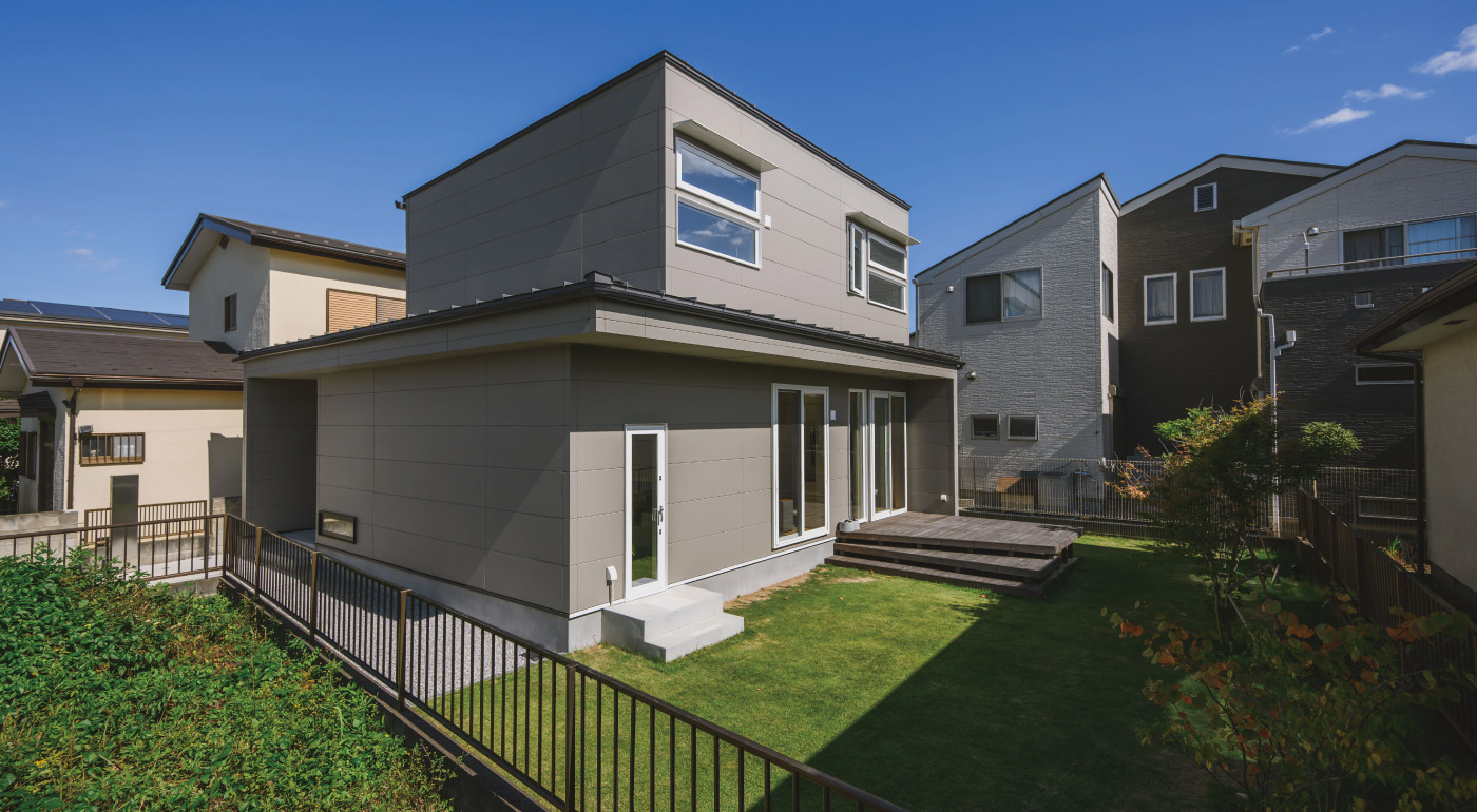 開放感のある庭